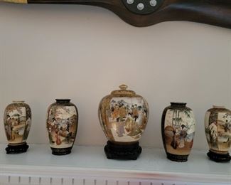 Satsuma vases