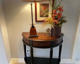 BUTLER Specialty Company Mozart Caf Noir Demilune Console Table