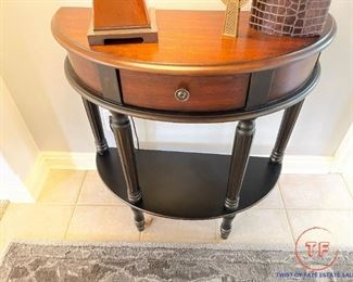 BUTLER Specialty Company Mozart Caf Noir Demilune Console Table