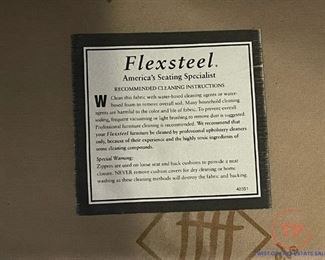 FLEXSTEEL Armchair with Ottoman