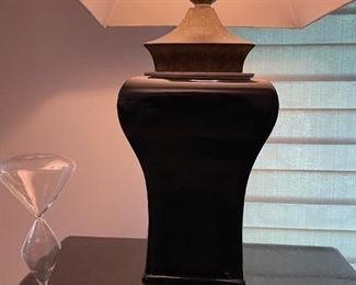 UTTERMOST Delmar Ebony Glaze Table Lamp