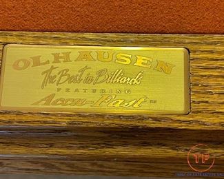 OLHAUSEN Billiards Montrachet Pool Table