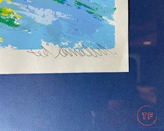 TED TANABE Signed Serigraph "Downhill at Dusk"