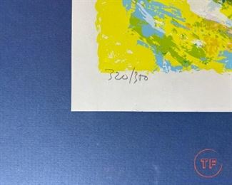 TED TANABE Signed Serigraph "Downhill at Dusk"