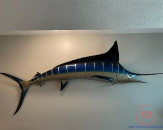 Wall Mounted Blue Marlin - 9 FEET LONG