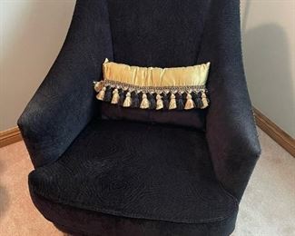 UTTERMOST Nala Midnight Black Armchair(s)