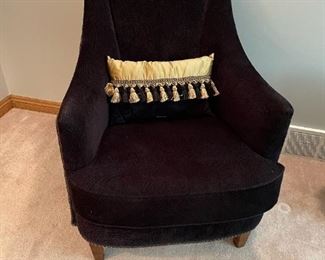 UTTERMOST Nala Midnight Black Armchair(s)