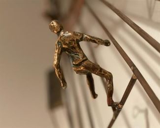 Vintage C JERE Mid Century Tennis Match Wall Art