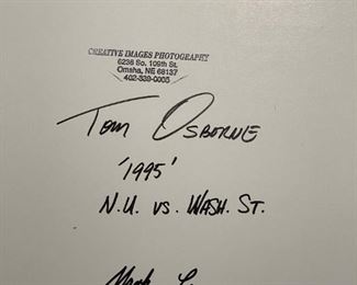 Limited Edition 1995 Tom Osborne Photo by MARK LAUER