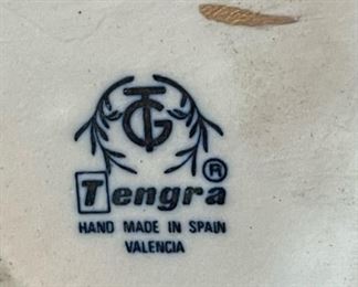 Vintage TENGRA Porcelain Art Deco Figurine