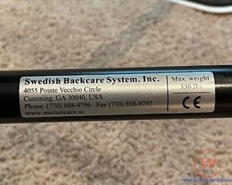 Relax the Back Swedish Backcare System Inversion Table
