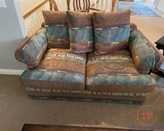 Custom Upholstered Loveseat