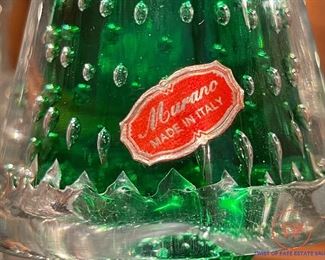 MURANO Glass Christmas Tree