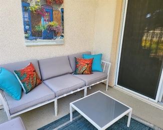 estate sale outdoor couch