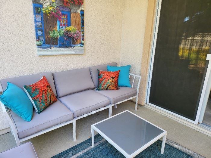 estate sale outdoor couch