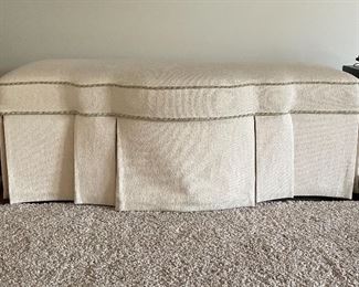 Lovely Richard Honquest storage bench. Measures 58"W x 26"D x 22"H. BUY IT NOW $350.