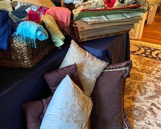Home Decor, Throw Pillows, Scarves, Swimwear, Table and Bed Linens