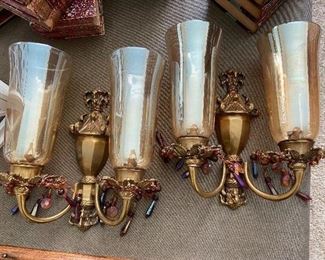 Pair of wall Sconces from Bombay Co.