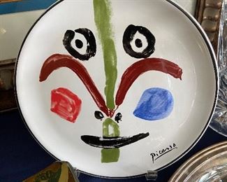 1996 Picasso Ceramic Plate - Living Face 1963 Masterpiece Edition, 9"