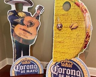 Fun, free-standing Corona life size cardboard cutouts for Cinco de Mayo