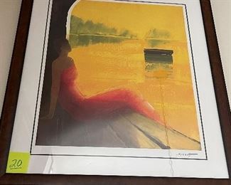 EMILE BELLET - "D'or et de Reve" - 2005 - 29"x24".  Seriolithograph in color on paper, signed in the plate.  Information based on Certificate of Authenticity provided by Park West Gallery at time of purchase; 11/15/2006.  