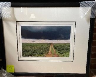 KELLY RAMSEY - "Into The Storm" - 2003 - 11-3/4x17-3/4".  35mm, C-print mounted on cotton rag paper, signed in pencil - lower right.  From the numbered edition of 50.  Photograph taken in Nyika National Park, Malawi, Africa.  Information based on Certificate of Authenticity provided by Park West Gallery at time of purchase; 01/28/2011. 