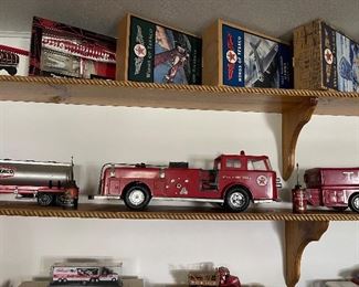 Section after section of the collector's passion for Texaco collectibles will have you drooling over which pieces to take home with you!  