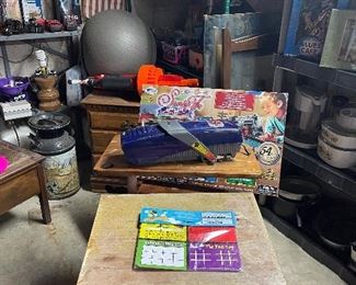 The basement fun room!  