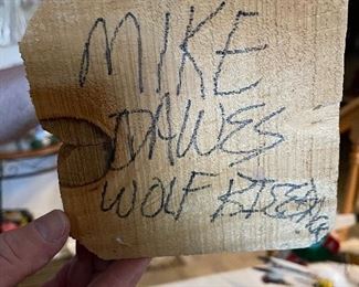 Signature on the bottom of the previous Kachina Doll photo.  