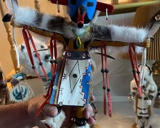 Hopi highly decorated Kachina doll.