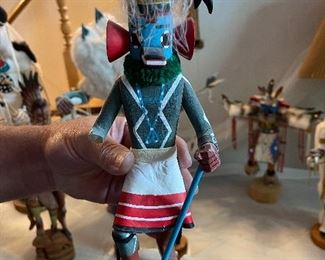 Hopi Kachina Doll in a warrior's outfit.  