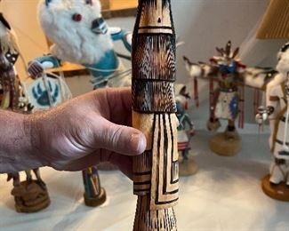Navajo Kachina Doll cared of wood.  