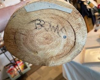 Signature on bottom.  