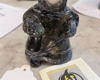 Alaskan Sculpture by well-known Alaskan Artist 