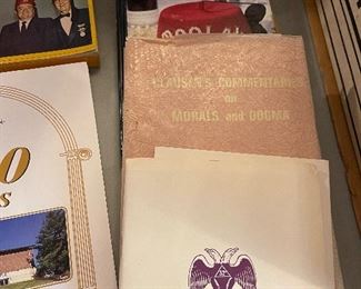 Lots of Masonic and Shriner's books.  