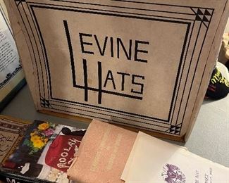 This Levine Hat Box contains a Fine Stetson Hat!  