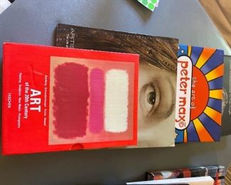 A beautiful collection of Art Books, many of which have been artist signed!  