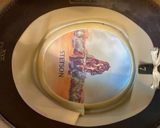 The inside of the Stetson Hat is as impressive as the hat itself!  