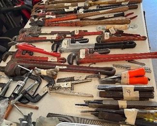 Hammers, Monkey Wrenches, Loping Shears, Files, Chisels, Allen Wrenches, Pliers, Crescent Wrenches..  WOW!  