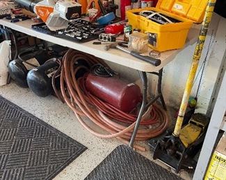 Floor Jack, Jack Stands, Levels and so much more.  