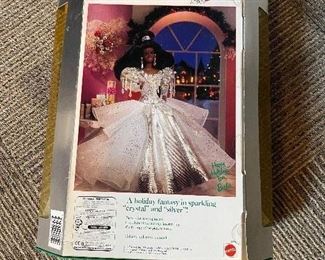 The backside of the Box.  All 10 dolls are MIB!   