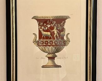 Decorative Urn Print  (B)- 21.5" x 26.5"