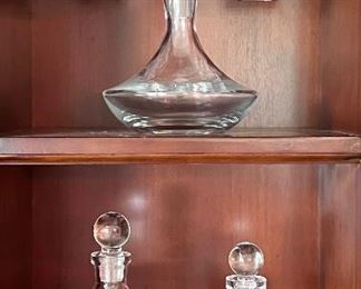 Assorted Decanters 