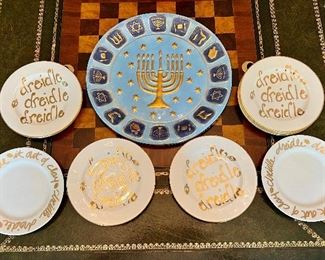 Hanukkah Plates