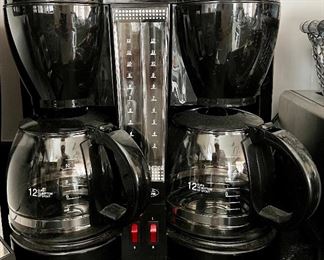 Kitchen Selectives Dual Carafe 12 Cup Coffee Maker