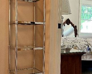 Glass & Chrome Shelf