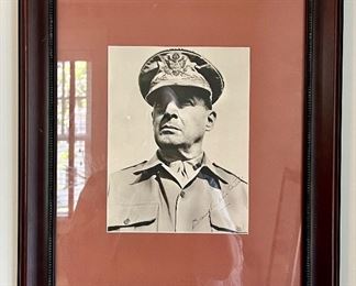 Autographed General Douglas MacArthur Photograph with COA