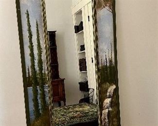 Hand Painted Wall Mirror