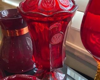 Rare Red Fenton coin pattern from the 1960’s.