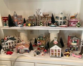 Dept. 56 Snow Village - Many are retired.  